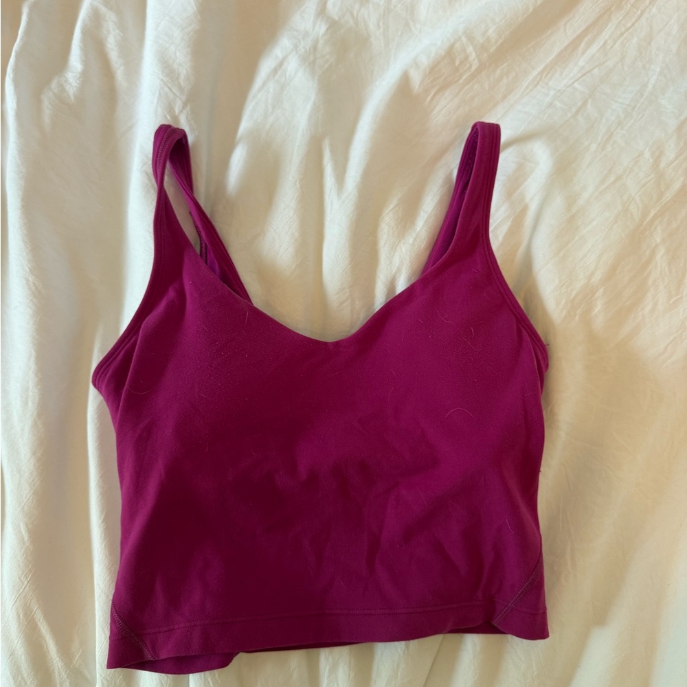 Lululemon Athletica pink/red align tank